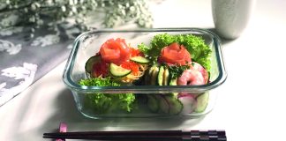 Nanos OBENTO Teil 18: Sushi-Torte-BENTO Sushi-Torten-BENTO